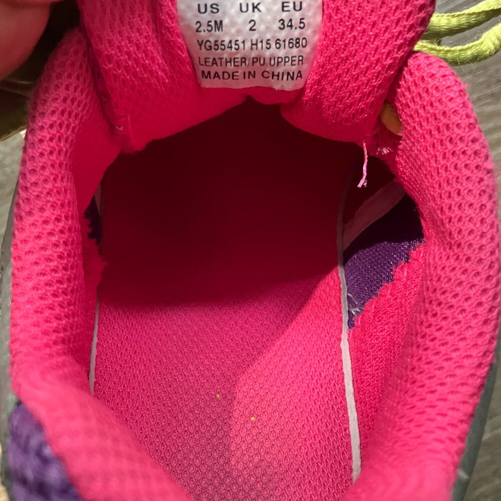 Stride Rite Girls Propel 2 Pink/Purple Lace Sneaker Size: 2.5 - Picture 6 of 7
